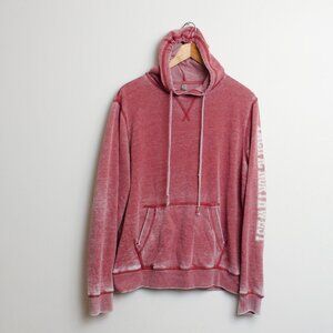 U.S. Apparel Pacific Northwest Hoodie Womens Small Oversized Faded Pullover